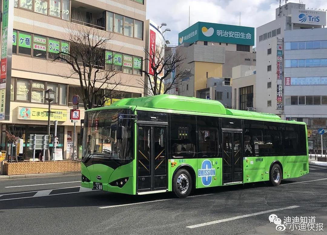 日本富士山迎來首批中國純電動大巴運營！